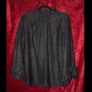 Zara Black Lace Blouse